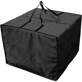 Storage Bag, Waterproof Fabric Cushion Storage Bag with Zipper and Handles-Ideal for Outdoor Indoor Patio Furniture, Clothes, Pillows, Christmas Tree, and More (32 * 32 * 24inch)
