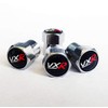 Silver 'VXR' Wheel Valve Dust Caps. (R) Corsa Astra Insignia
