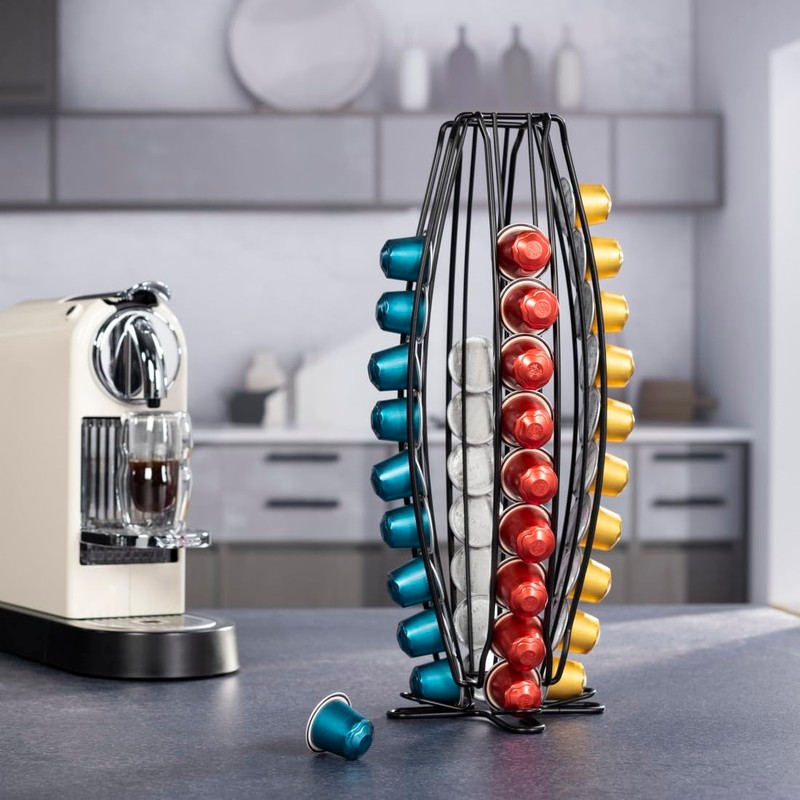 Xavax Coffee Capsule Holder (Nespresso Capsule Dispenser, Up to 40