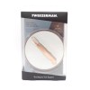 Tweezerman Rose Gold Slant Tweezer and 10X Mirror, Rose Gold
