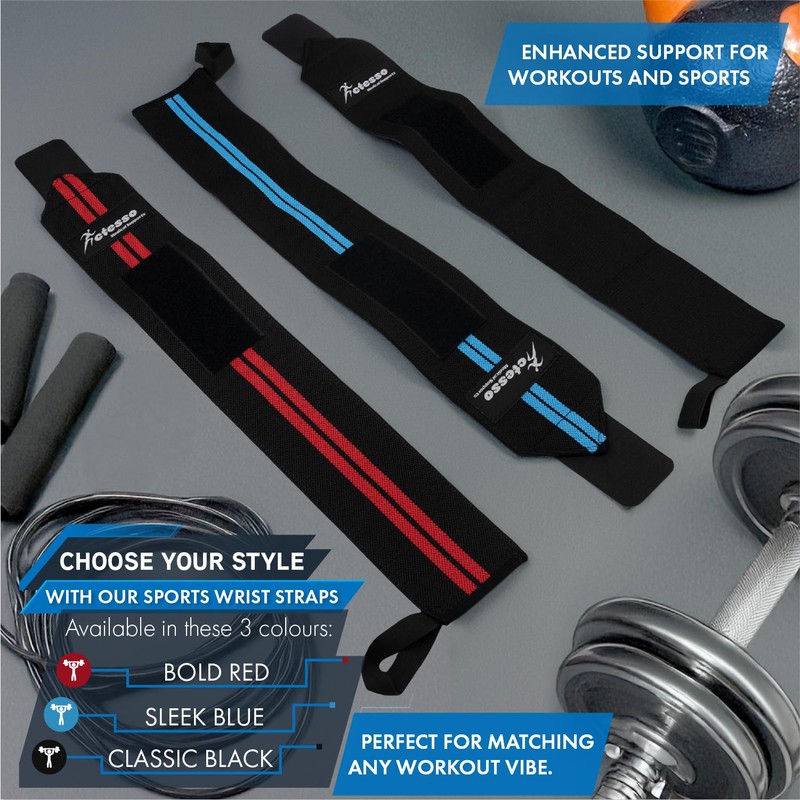 Actesso Weight lifting Wrist Wraps (Single) - Premium Wrist Support