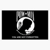 HOF Trading Pow Mia Flag Vinyl Sticker Waterproof Decal Laptop