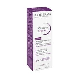 Bioderma Cicabio Crème+, Multi-purpose repairing and Soothing Skin Healing Cream with Hyaluronic Acid 40ML