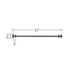 Midland Garage Door Weatherseal (9 Foot Seal)