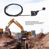 Moofey 3.5m Throttle Cable, Excavator Manual Throttle Cable Kit Replacement,