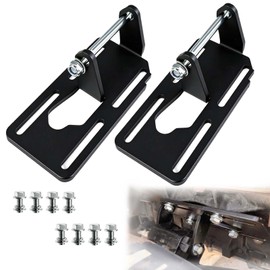 LS Swap Motor Mounts Compatible with 1973-1998 Square Body / OBS Chevy GMC Truck SUV 2WD 4WD C10 C/K Series 1500 Adjustable Conversion Engine Bracket