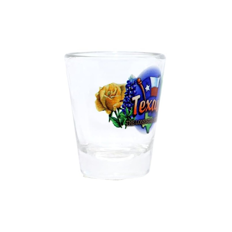 Texas Lone Star State Elements Shot Glass