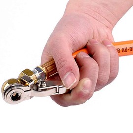 POFET 1/4" NPT Clip-On Ball Foot Auto Car Air Chuck Tire Tyre Inflator Fitting Kit,Truck Auto Car Tire Hose Tool,Clip-on Ball Foot Air Chuck