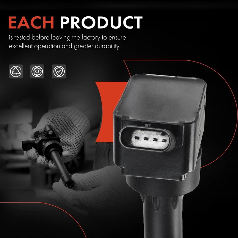 A-Premium Engine Ignition Coil Packs Compatible with Hyundai Elantra 2015-2019