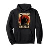 Vintage Catzilla - Funny Kitten and Cat Pullover Hoodie