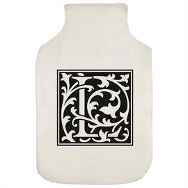 'Decorative Letter L' Hot Water Bottle Cover (HW00020698)