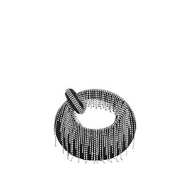 JW PEI Women's Abacus Top Handle Bag - Satin Artificial Crystal Black - Mini