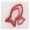 JUST CUTTERS Fish Shape Cutters | Set of 3 Plastic