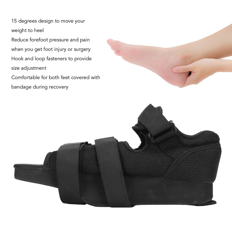 Post Toe Surgery Shoes Reduce Pressure Forefoot Offloading Healing Foot
