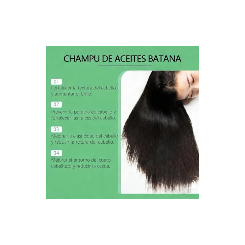Champú Batana con Romero 100mL - Fortalece Raíces, Controla Aceite