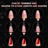 Makartt 500pcs Long Stiletto Nail Tips Full Cover False Nails