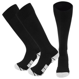 SkiBeaut Soccer Socks Team Sport Knee High Football Socks for Adult Youth Kids,2 Pairs Basketball Cushioned Men Boys Athletic Socks