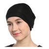 Modern Hejab mens female Black Under Scarf Tube Cap with