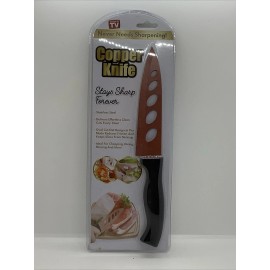 Tekno Copper Knife Never Needs Sharpening As Seen On TV Forever Sharp Stainless Steel