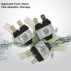 Akozon Solenoid Valve 3 Way Water Inlet N/C Normal Closed