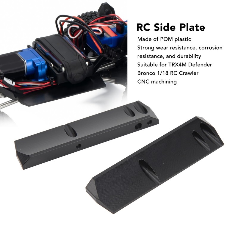 POM Rock Sliders ESC Battery Receiver Expansion Side Plate for