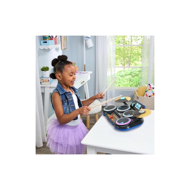VTech Kidi Star - Almohadilla de tambor, negra