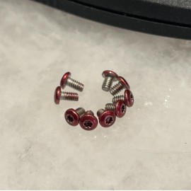 DH Translucent Red T6 Torx Screws For Benchmade CLA Knife Scale and Clip 9pc