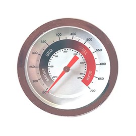 3 inch Upgraded Temperature Gauge Kit Replacement for Masterbuilt 560/800/1050XL Gravity Series Digital Charcoal Grill + Smokers