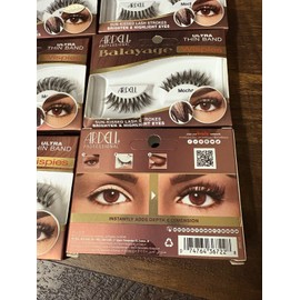 Ardell Lot 6Ardell Balayage Wispies Mocha False Eyelashes Brand New Ultra Thin Band