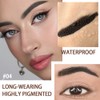 Tinted Thickening Eyebrow Mascara with Two Eyebrow Brushes,Brow Fast Sculpt,Waterproof,Transfer-proof,Eyebrow