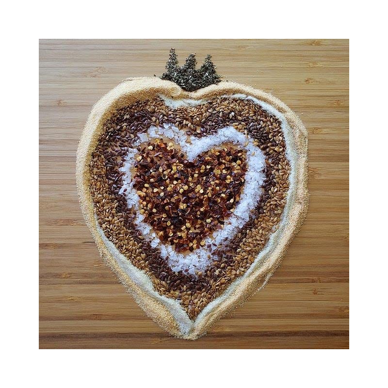 Flackers Organic Savory Flaxseed Crackers, 5 Ounce 4-Pack, Gluten Free,