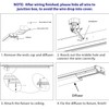 ANTLUX 4ft LED Flush Mount Linear Lights 40W 4500lm Kitchen