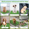 Washable Pee Pad, 2 Pack Reusable Training Mats for Dog