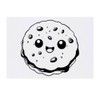 'Kawaii Cookie' Temporary Tattoo - Water Resistant, Skin-Safe, Non-Toxic Transfer