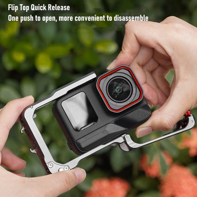 Aluminium Frame Cage for Insta360 Ace Pro 2, Quick Release