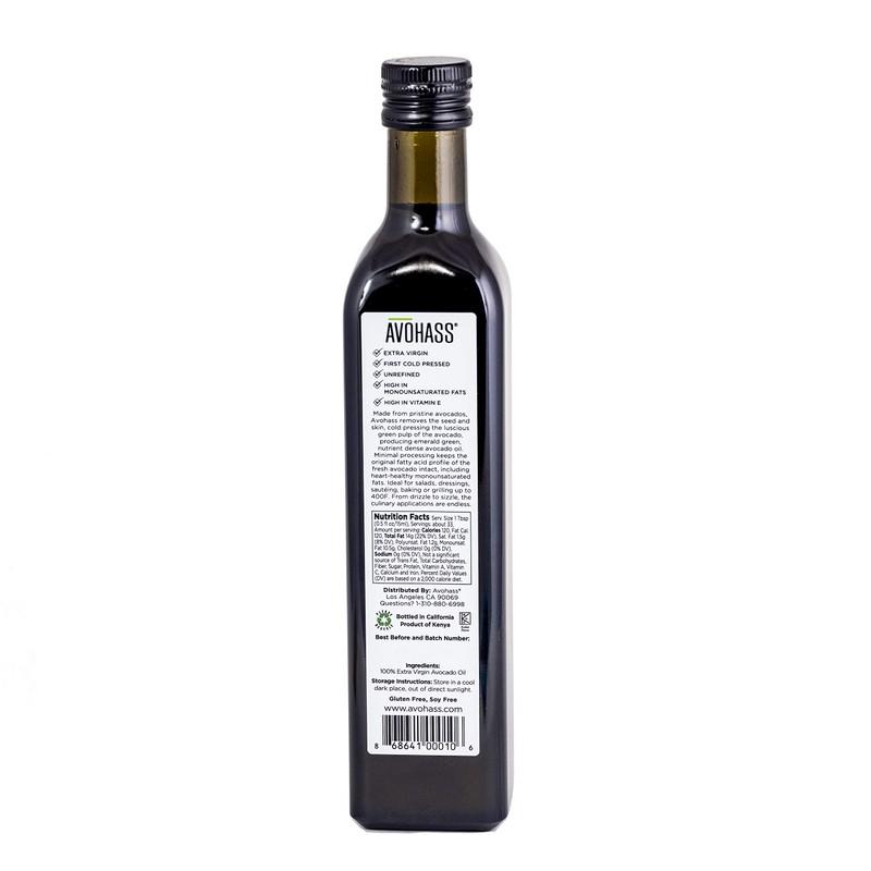 Avohass Kenya Extra Virgin Avocado Oil 2 Pack 16.9 fl