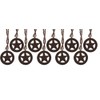 Litex Industries: 8.8-ft Plug-in Bronze Outdoor Star String Light with