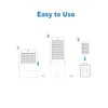 40 Pack Flying Insect Trap Refill Compatible with Mosalogic UVLA1001