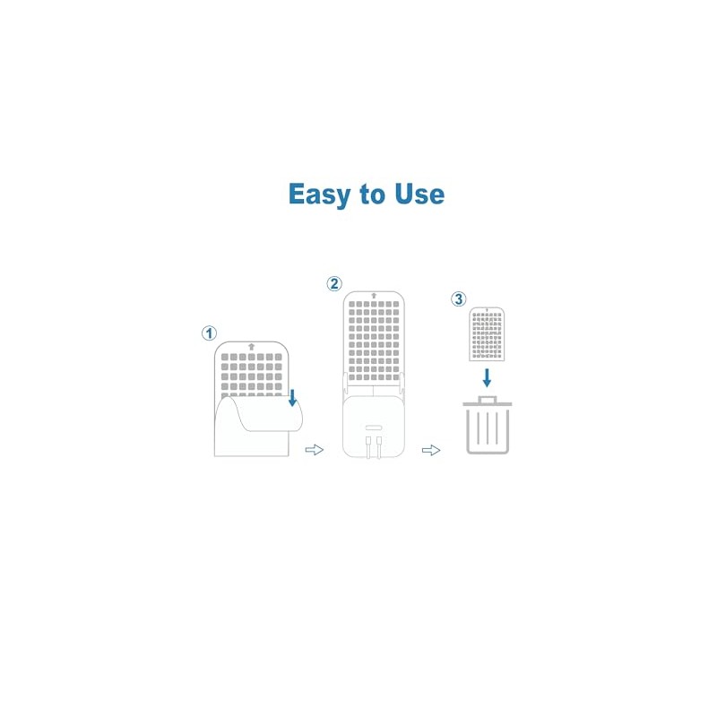 40 Pack Flying Insect Trap Refill Compatible with Mosalogic UVLA1001