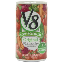 Juice V8 Low Sodium High Cone, 5.5 Ounce