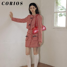 CORIOS Small Handbag for Women PU Leather Shoulder Bag Waterproof Top Handle Hobo Elegant Underarm Ladies Travel Work Shopping Daily Use Tote Bag Wine Red