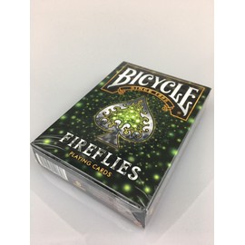 LuxTri Bicycle Fireflies | Glühwürmchen, Pokerkarten, Playing Cards, Spielkarten + 3 ''Look & Feel''-Karten, Juniardi Satyanagara, Exklusives Siegel, Cardistry, Poker, Pokerdeck, Kartenspiel