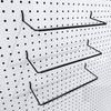 5 Pack Extendable Pegboard Paper Towel Holder,Pegboard Hook for Workshop,Garage,Kitchen,Laundry