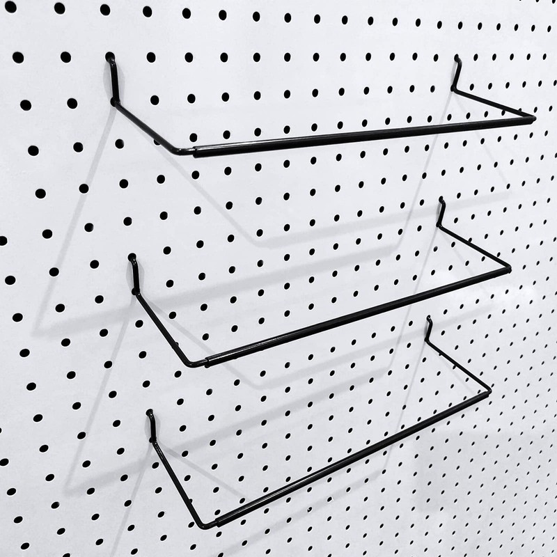 5 Pack Extendable Pegboard Paper Towel Holder,Pegboard Hook for Workshop,Garage,Kitchen,Laundry