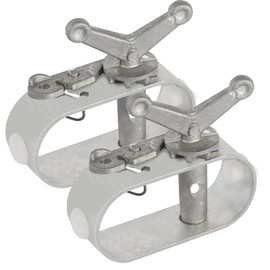 Turnbuckle for Rope Pool Cover, Pack of 2 Turnbuckle Rope Aluminium Alloy Rope Tensioner, Tensioner Wire Rope for Winter Pool Tarpaulin Attachment Pool Cover Winter Accessories