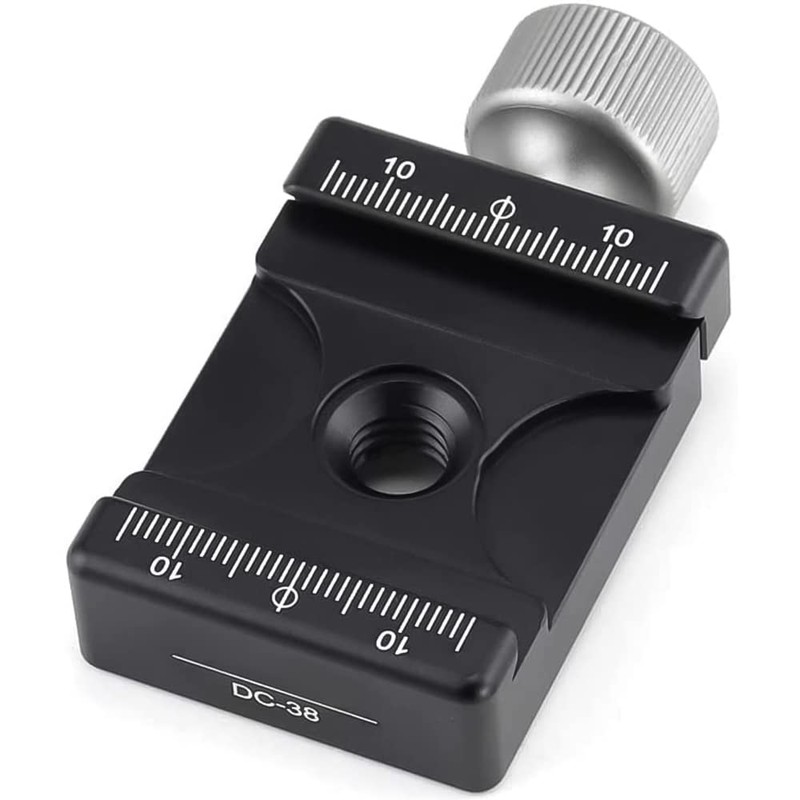 DC-38 Clamp for Camera Quick Release Plate Adjustable Solid Aluminium