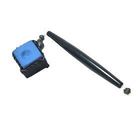 Anneome 1pc Billiard Chalk Pricker Tool Snooker Cue Tip Shaper Holder Lightweight Black Accessory for Pool Cue Maintenance Scuffs Shapes Tips for Better Chalk Grip