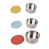 PHILPETY Decorative Flower Storage Box Rural Tin Gift Box Tinplate