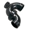 LEFITPA Replacement 93231 1-1/2 Inch ABS P-Trap with Cleanout and