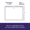 SINGFORM 40 mil Thickness 5' x 5' Shower Pan Liner